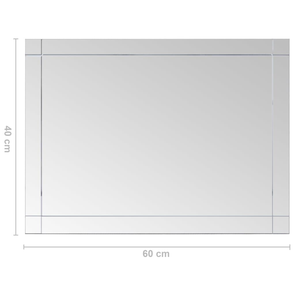 Wandspiegel 60x40 cm glas