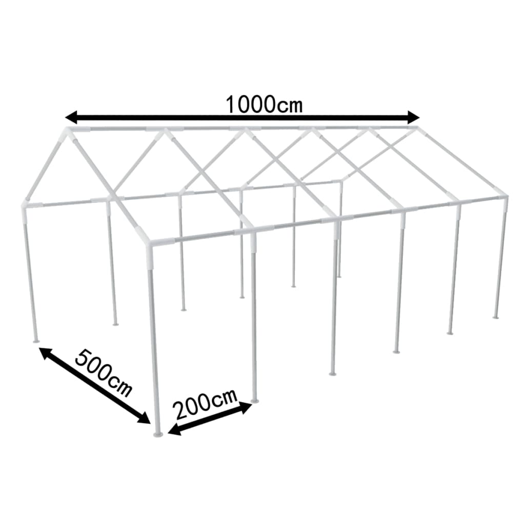 Stalen frame voor partytenten 8 x 4 m