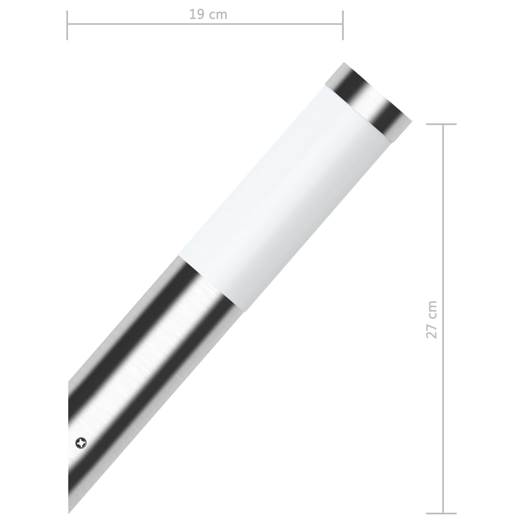 Buitenlamp RVS Enego met sensor