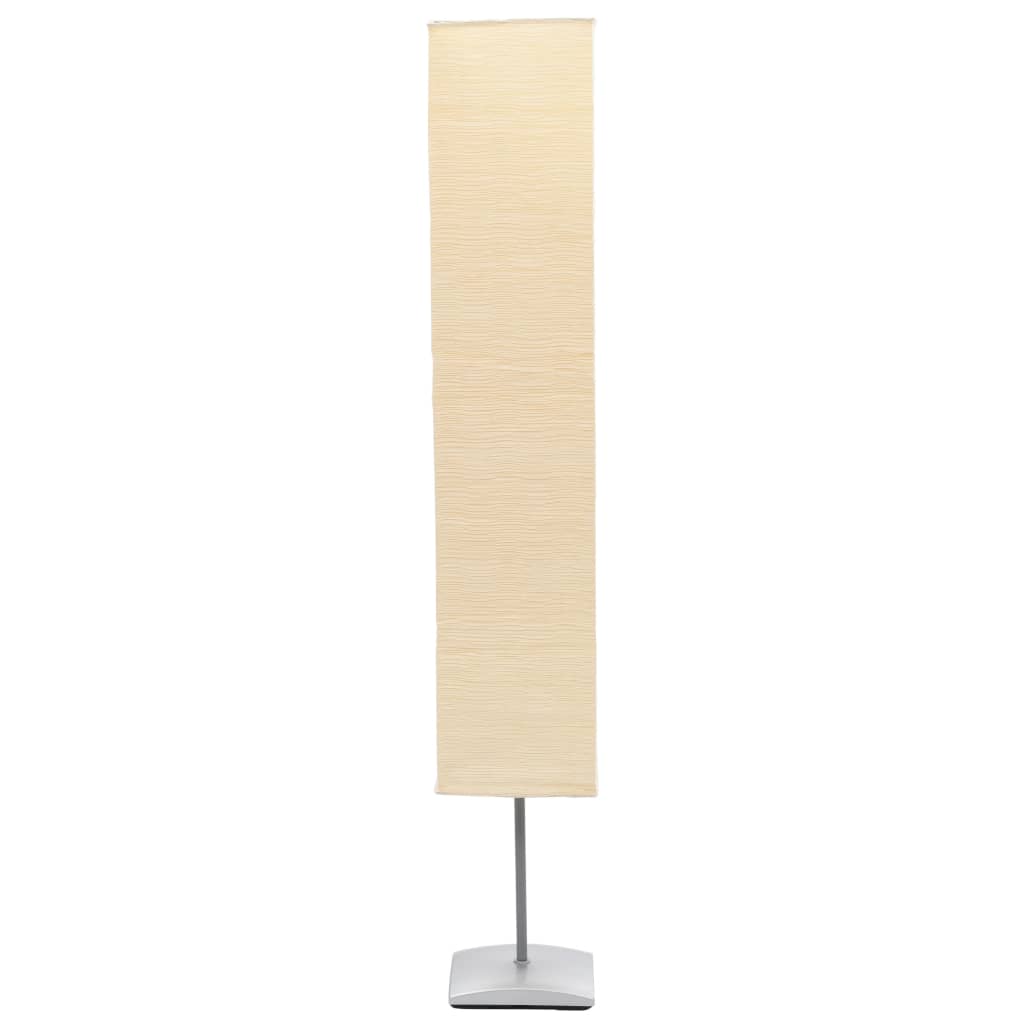 Vloerlamp met stalen standaard 170 cm beige