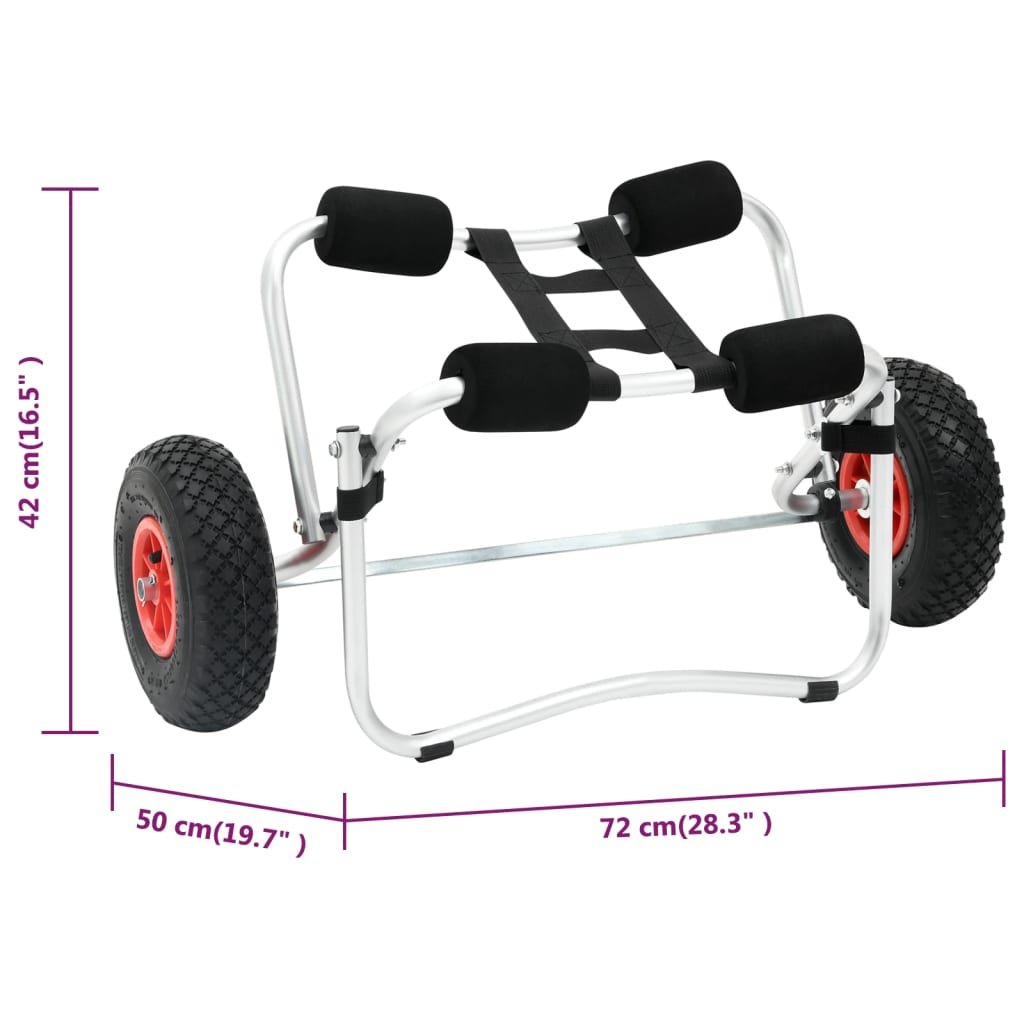 Kayaktrolleys 2 st aluminium