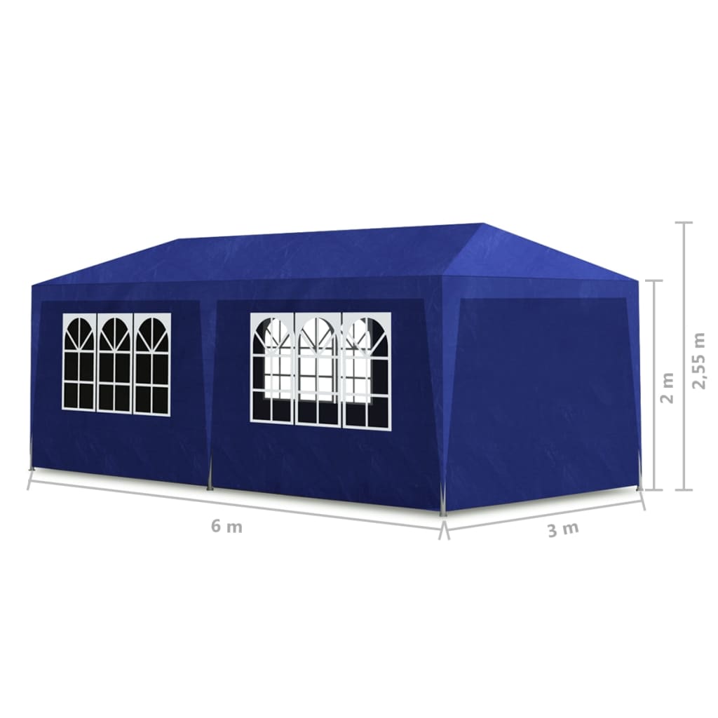 Partytent 3x3 m antracietkleurig