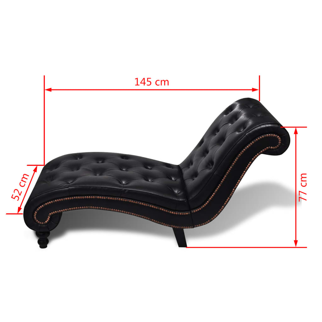 Chaise longue fluweel