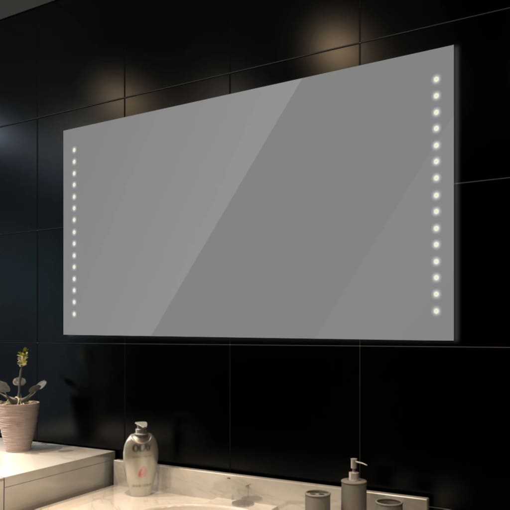 Badkamerspiegel met LED's 60x80 cm