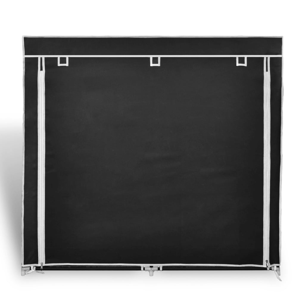 Schoenenkast met hoes 115x28x110 cm stof