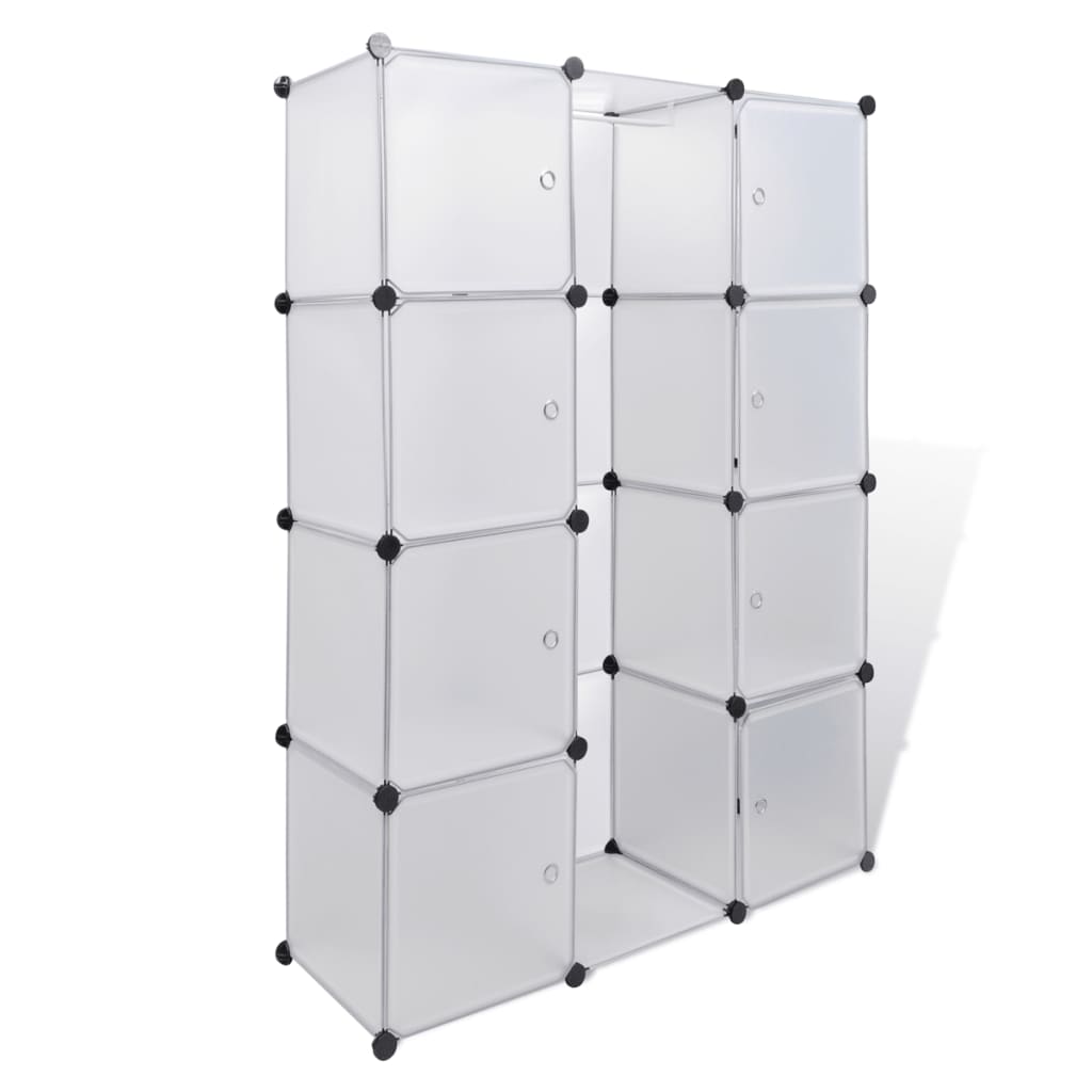 Modulaire kast met 14 compartimenten 37 x 146 x 180,5 cm