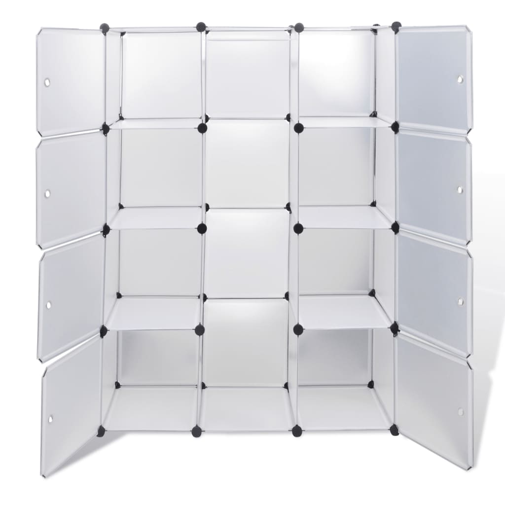 Modulaire kast met 14 compartimenten 37 x 146 x 180,5 cm