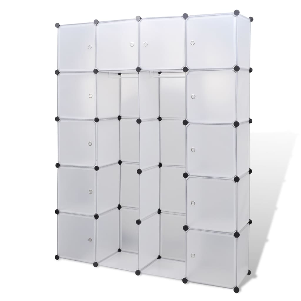 Modulaire kast met 14 compartimenten 37 x 146 x 180,5 cm