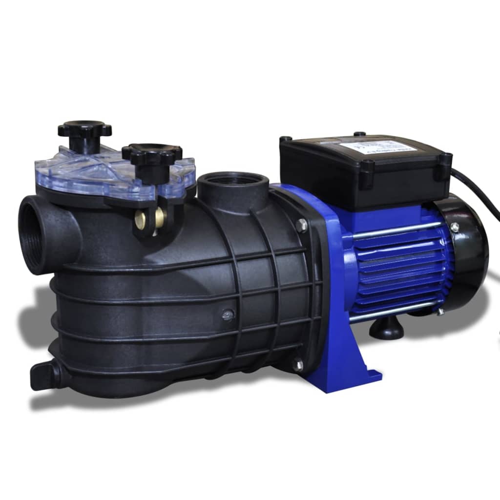 Electric swimming pool pump 500W blue