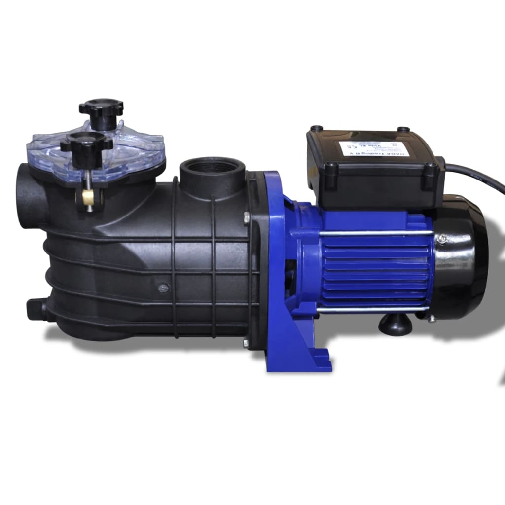 Electric swimming pool pump 500W blue