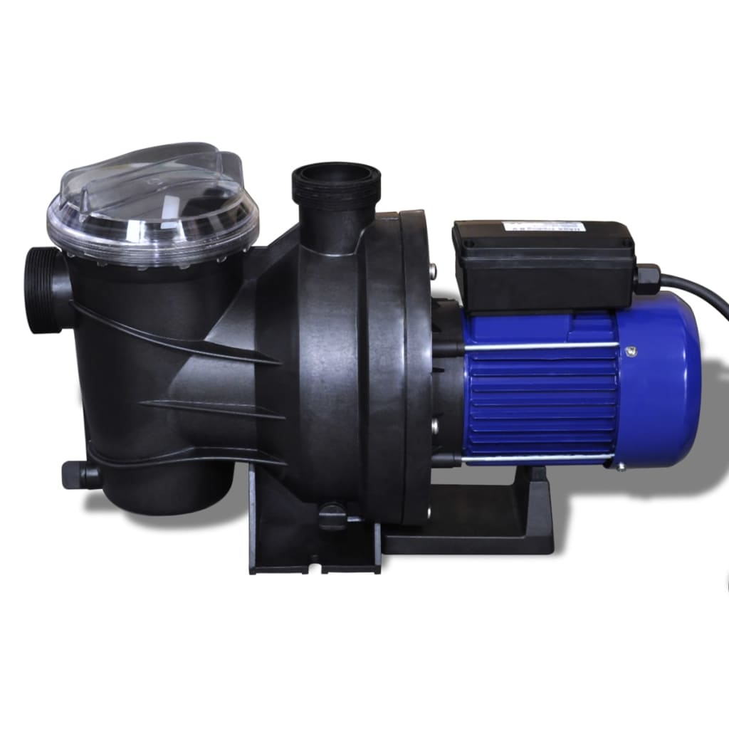 Electric swimming pool pump 500W blue