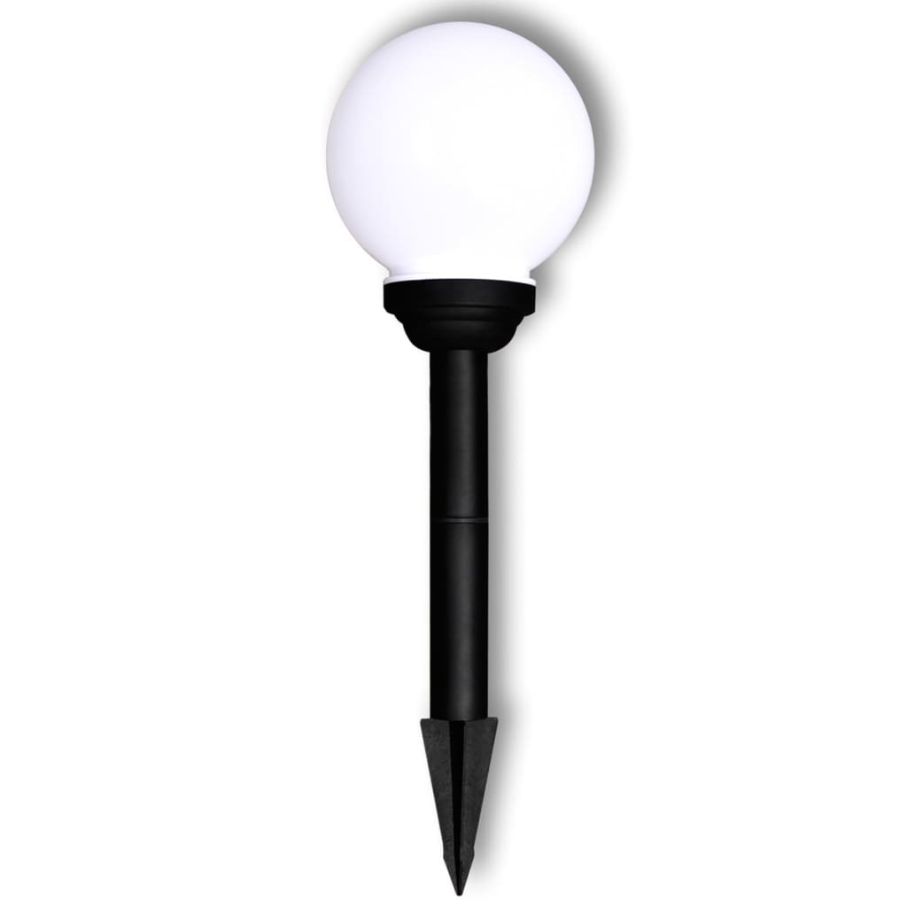 Tuinpadlampen 6 st met grondpin LED 20 cm