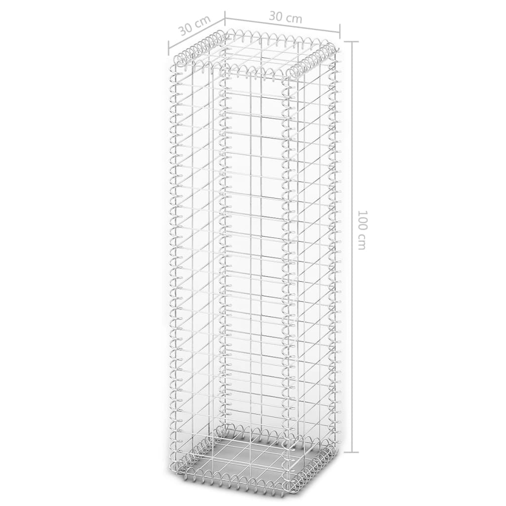 Schanskorf met deksels 100x50x30 cm gegalvaniseerd draad