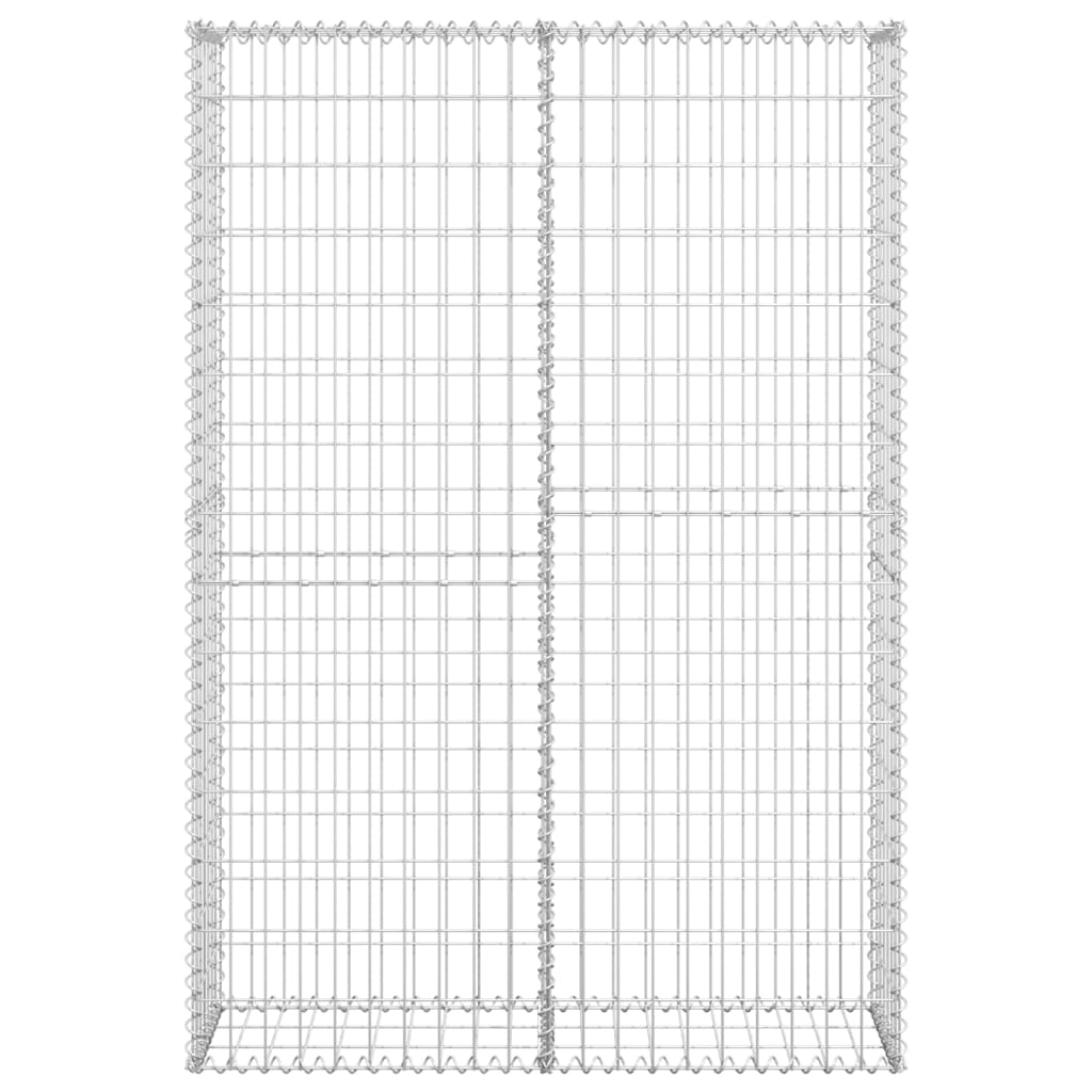 Schanskorf met deksels 100x50x30 cm gegalvaniseerd draad