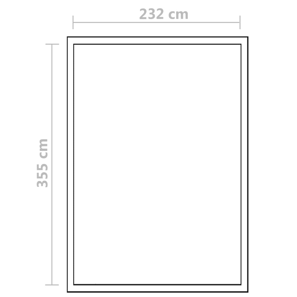 Tuinkas met basisframe 4,6 m² versterkt aluminium