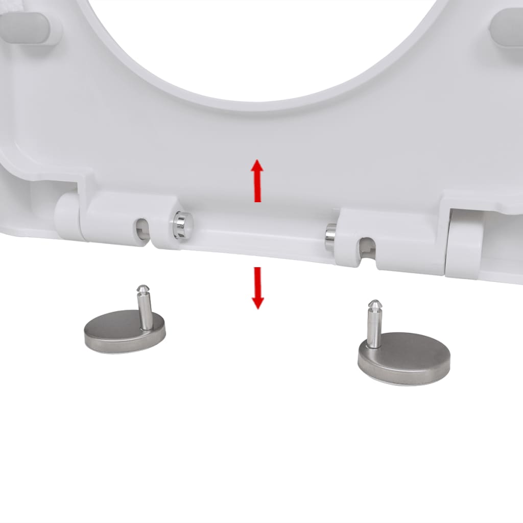 Toiletbril soft-close met quick-release ontwerp