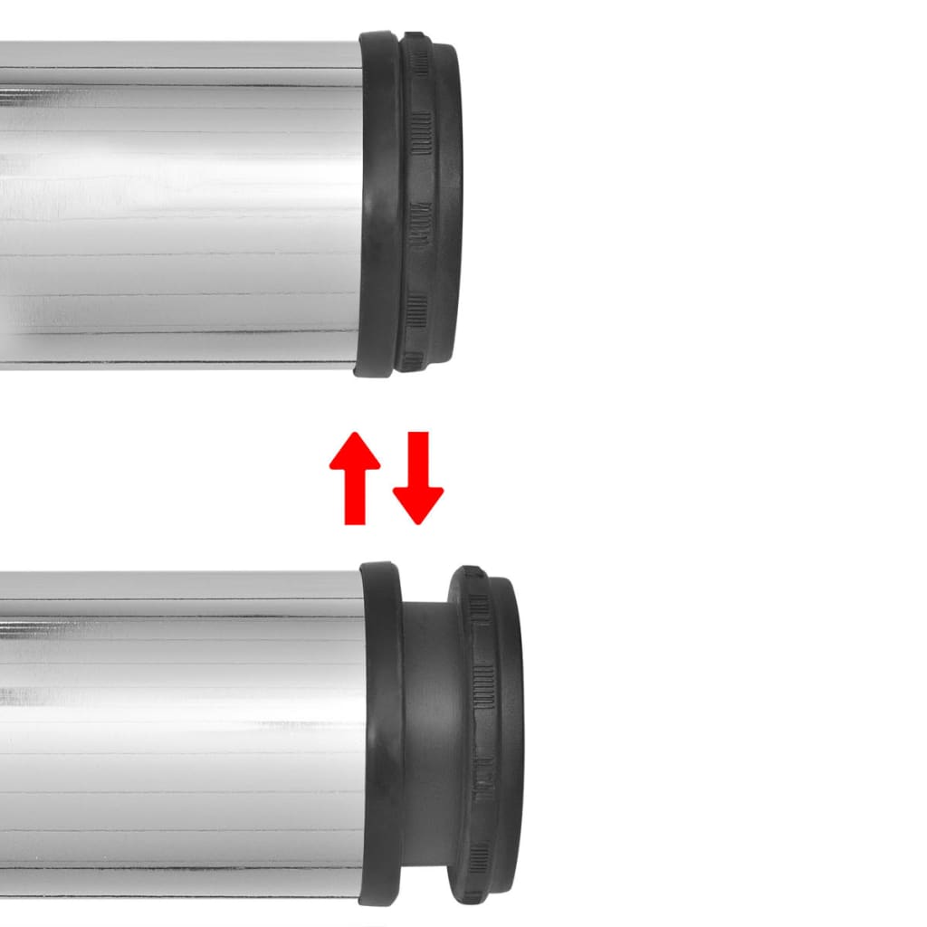 Tafelpoten in hoogte verstelbaar 1100 mm 4 st