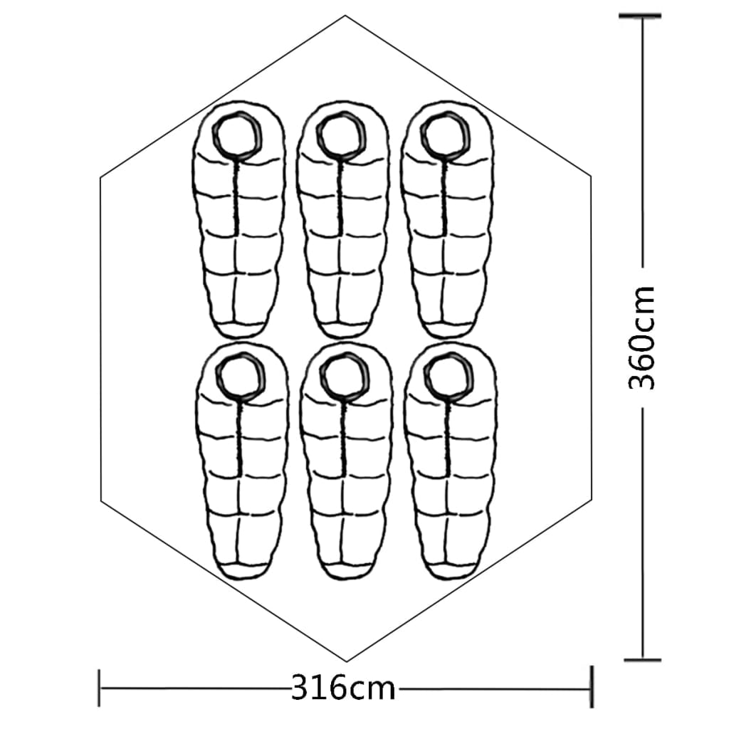 Tent 6-persoons