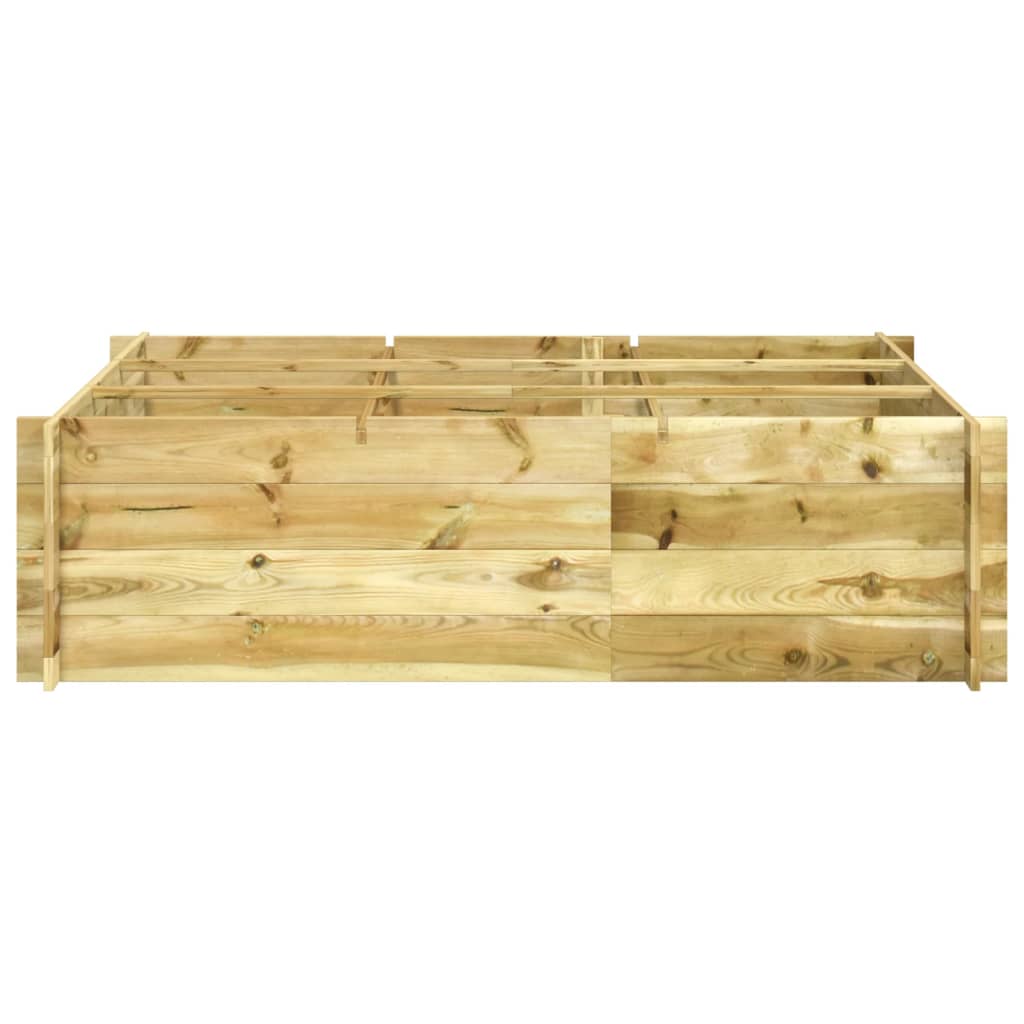 Plantenbak verhoogd 150x100x40 cm geïmpregneerd hout