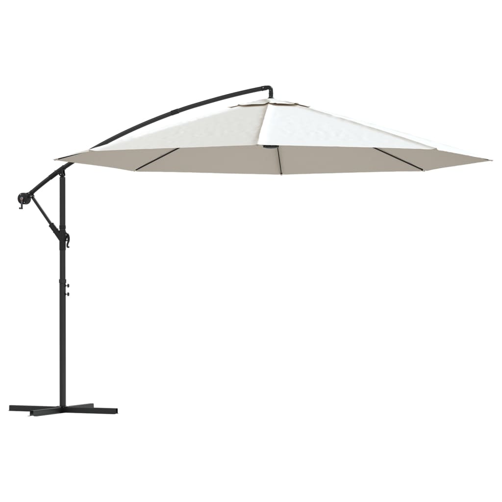 Zweefparasol met aluminium paal 350 cm