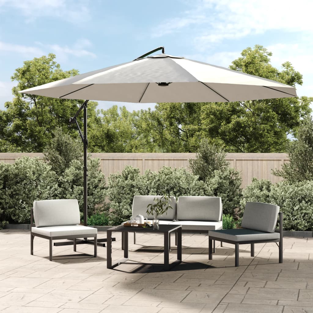 Zweefparasol met aluminium paal 350 cm