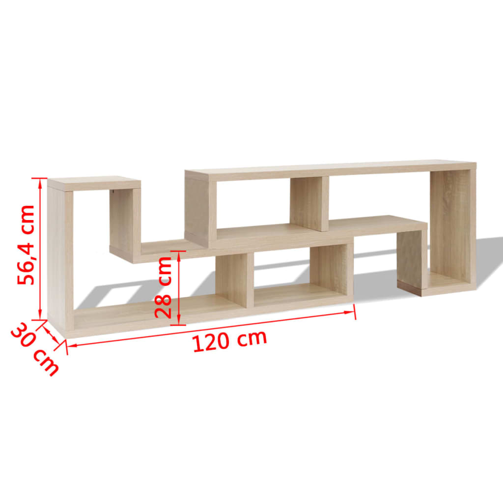 Tv-meubel dubbel L-vormig wit