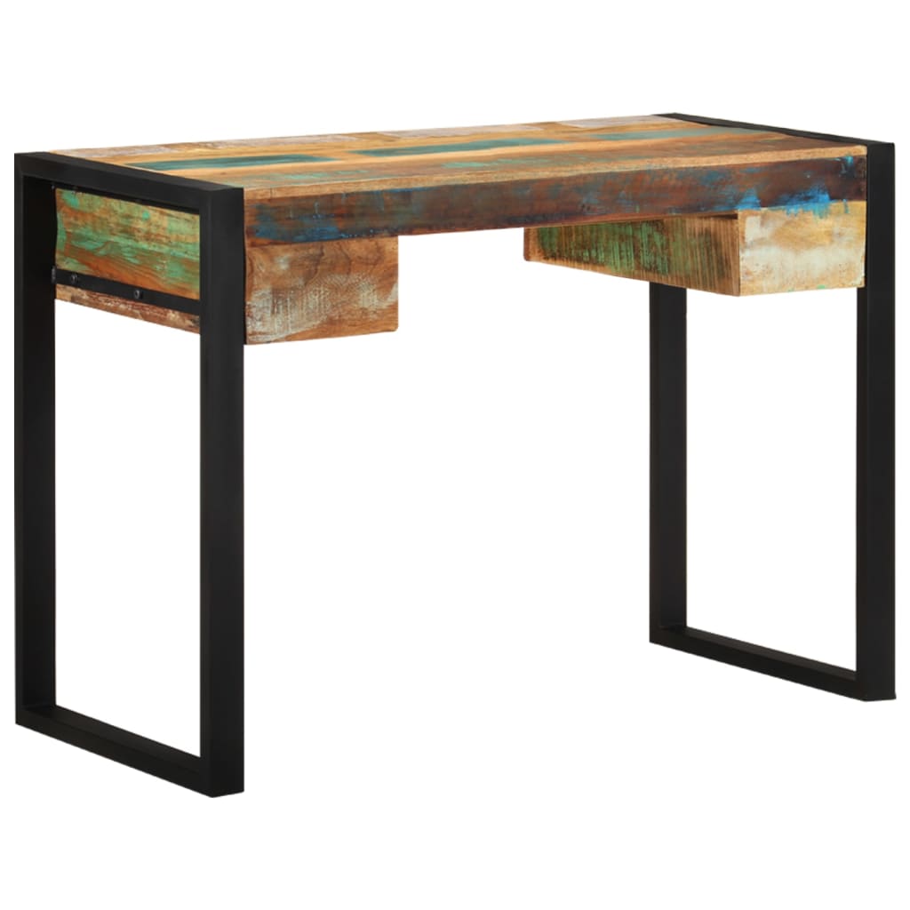 Bureau massief gerecycled hout