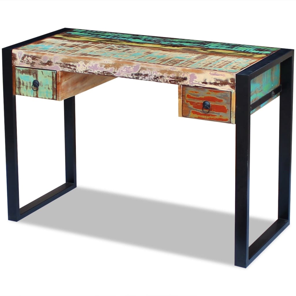 Bureau massief gerecycled hout