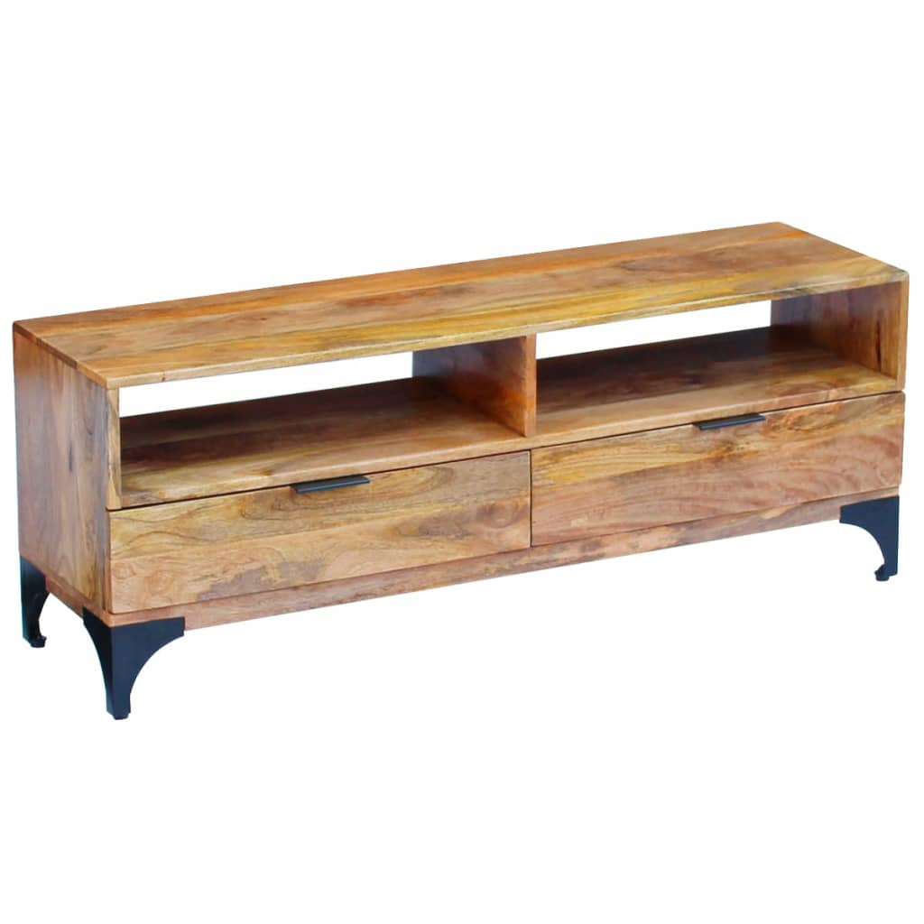 Tv-meubel 120x35x45 cm mangohout