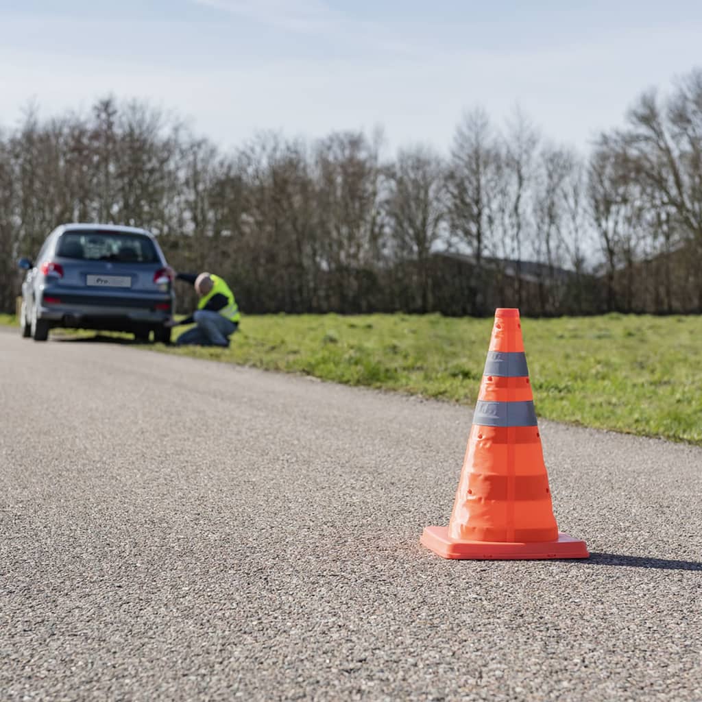 ProPlus 2 st Verkeerskegels inklapbaar met LED's