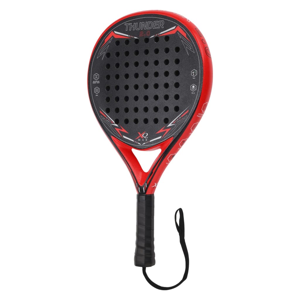 XQ Max Padelracket Hurricane blauw en zwart