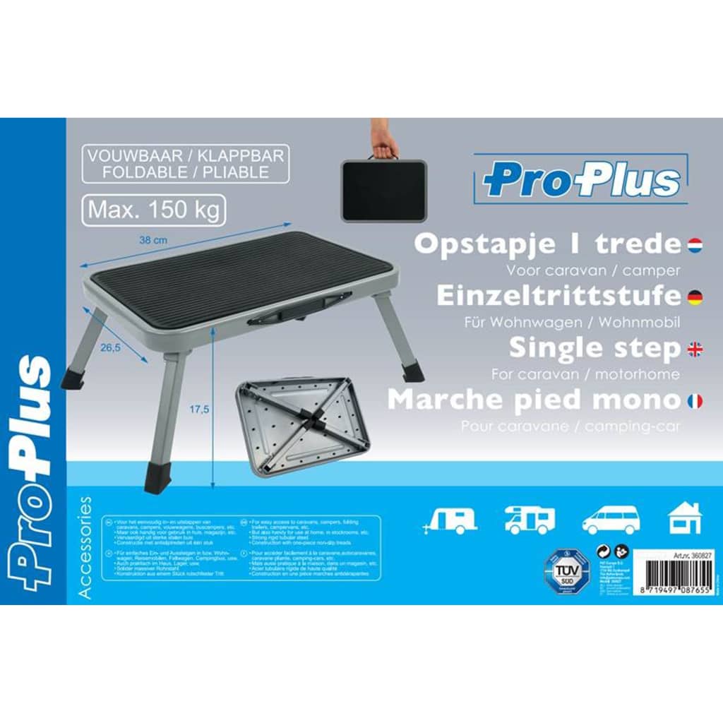 ProPlus Opstapje inklapbaar 150 kg metaal