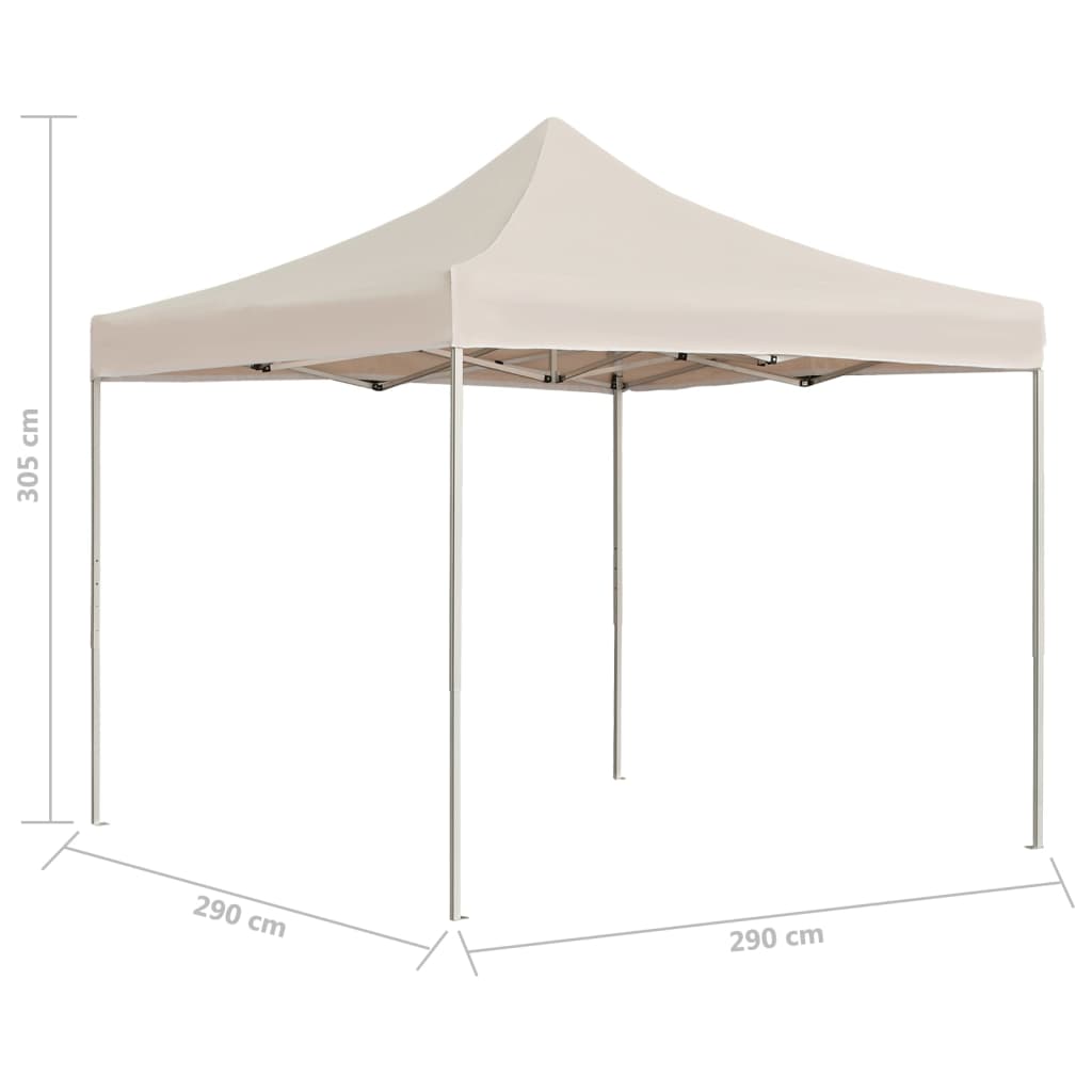 Partytent professioneel inklapbaar 3x3 m aluminium