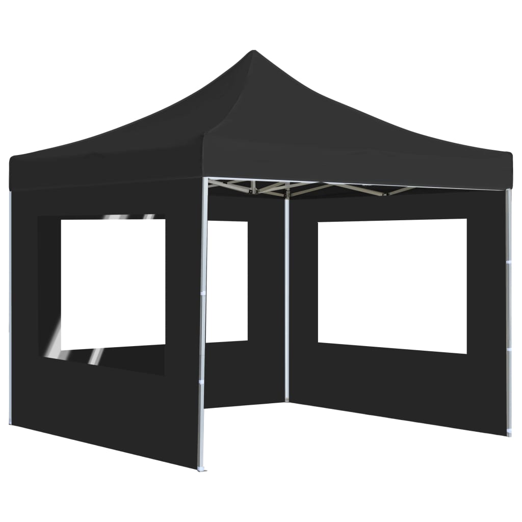 Partytent inklapbaar met wanden 4,5x3 m aluminium