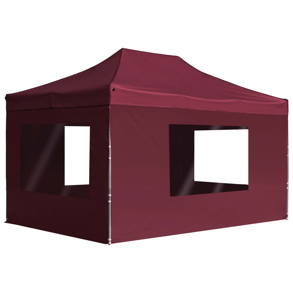 Partytent inklapbaar met wanden 4,5x3 m aluminium