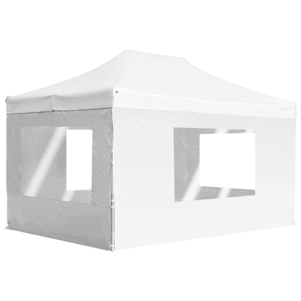 Partytent inklapbaar met wanden 4,5x3 m aluminium