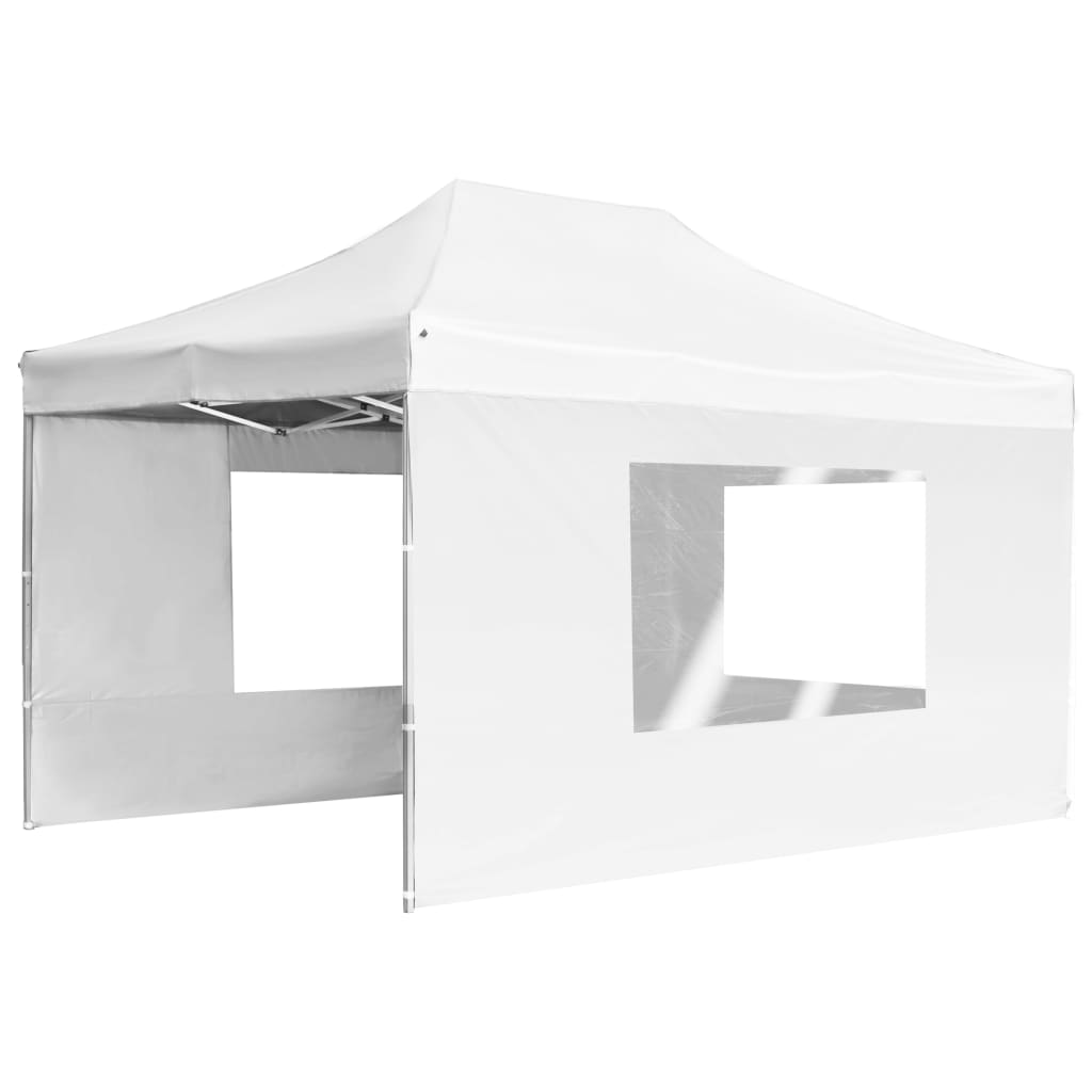 Partytent inklapbaar met wanden 4,5x3 m aluminium