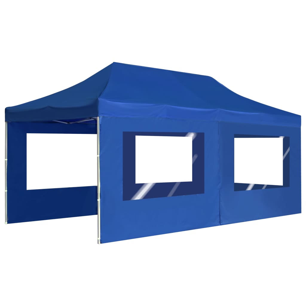 Partytent inklapbaar met wanden 4,5x3 m aluminium