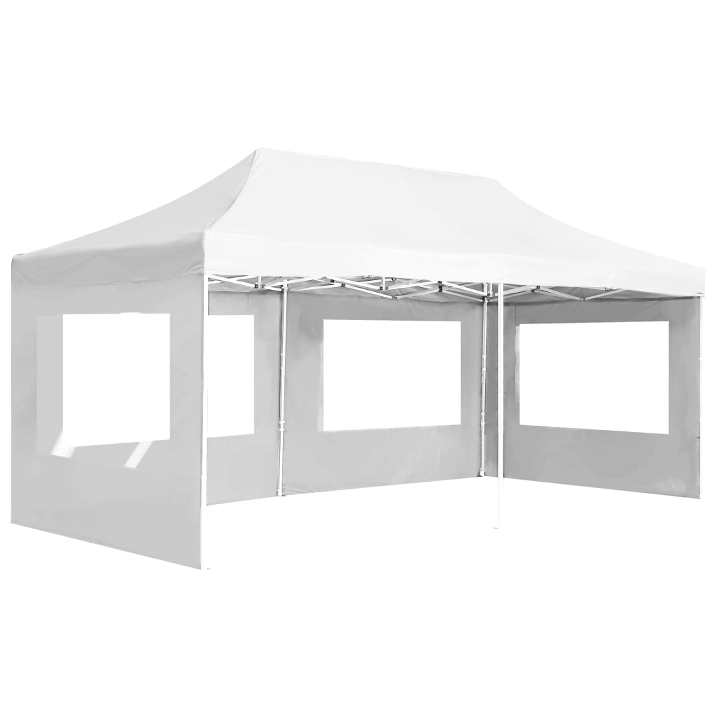 Partytent inklapbaar met wanden 4,5x3 m aluminium