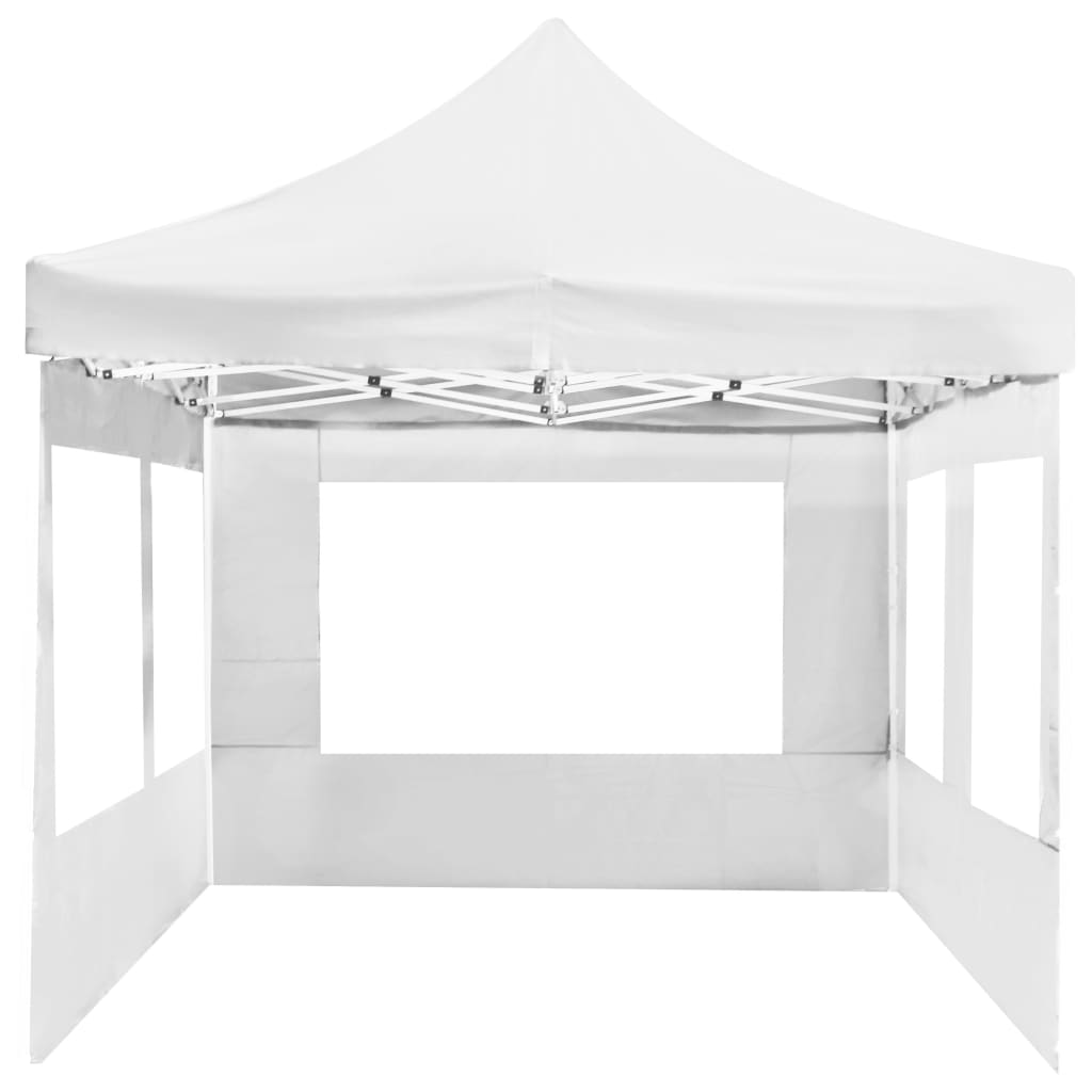 Partytent inklapbaar met wanden 4,5x3 m aluminium