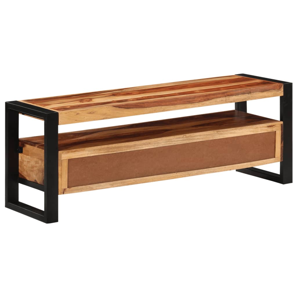 Tv-meubel 120x35x45 cm hout met honingkleurige afwerking