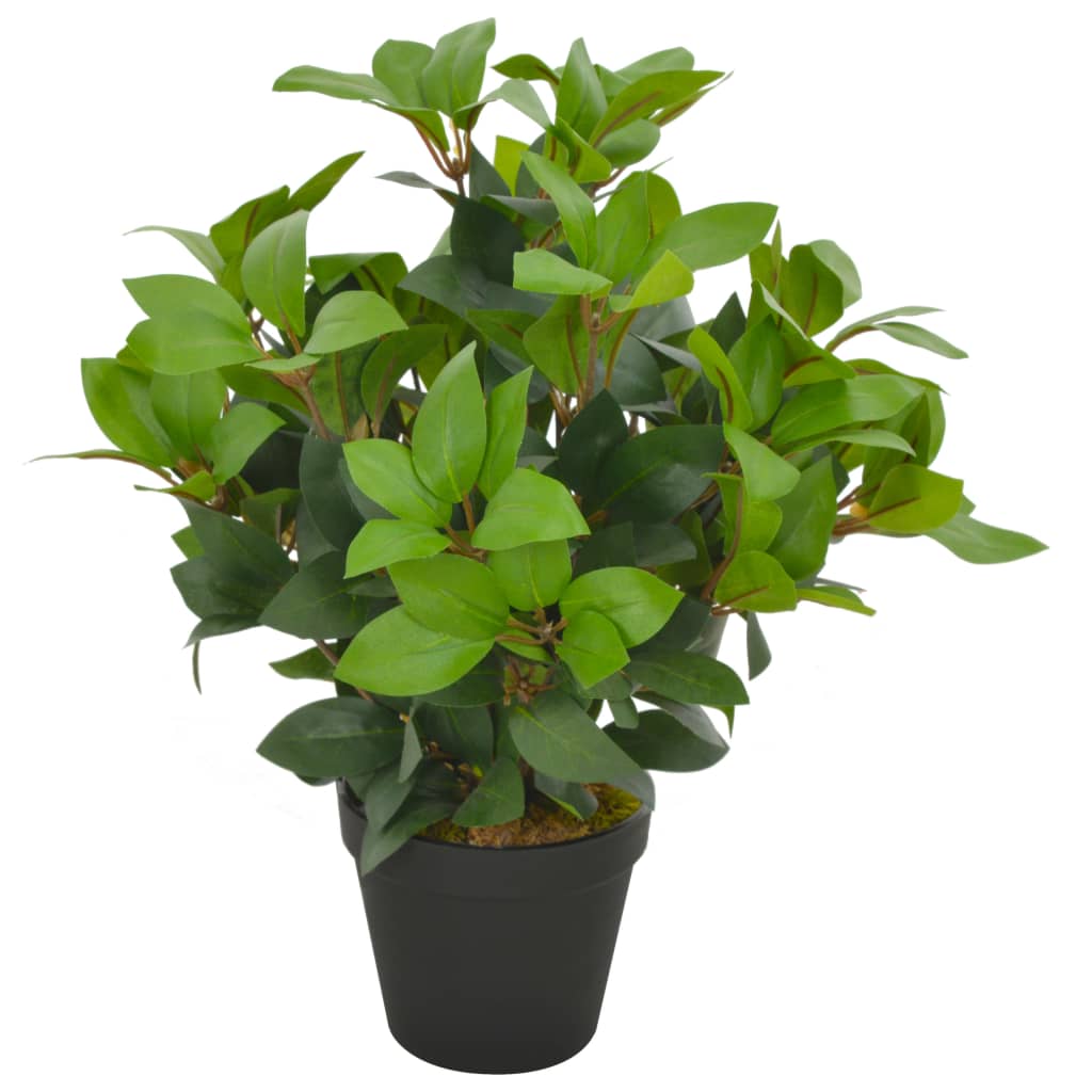 Kunstplant met pot laurierboom 40 cm groen