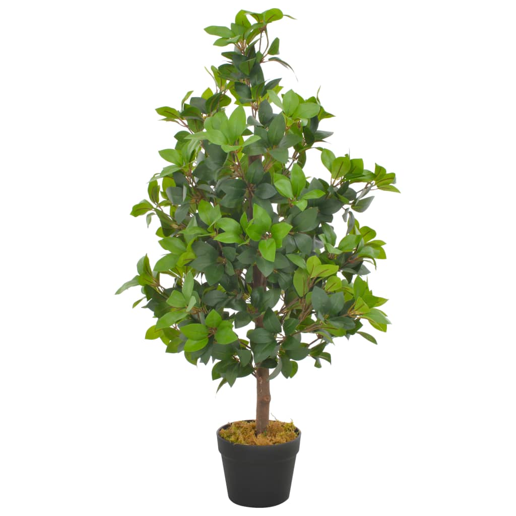 Kunstplant met pot laurierboom 40 cm groen