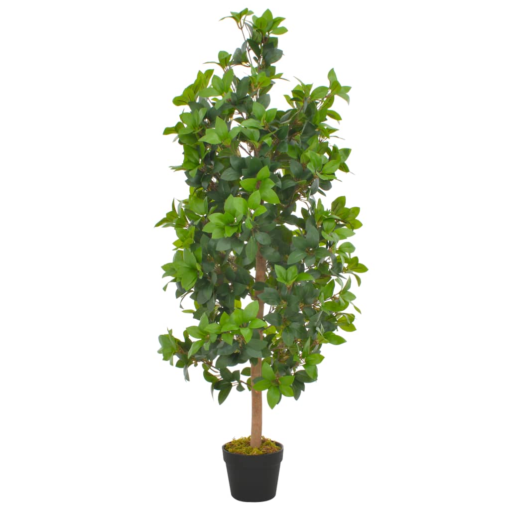 Kunstplant met pot laurierboom 120 cm groen