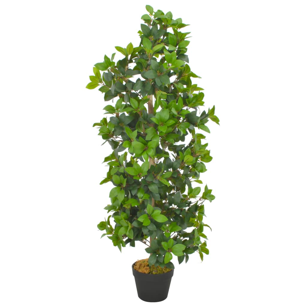 Kunstplant met pot laurierboom 120 cm groen