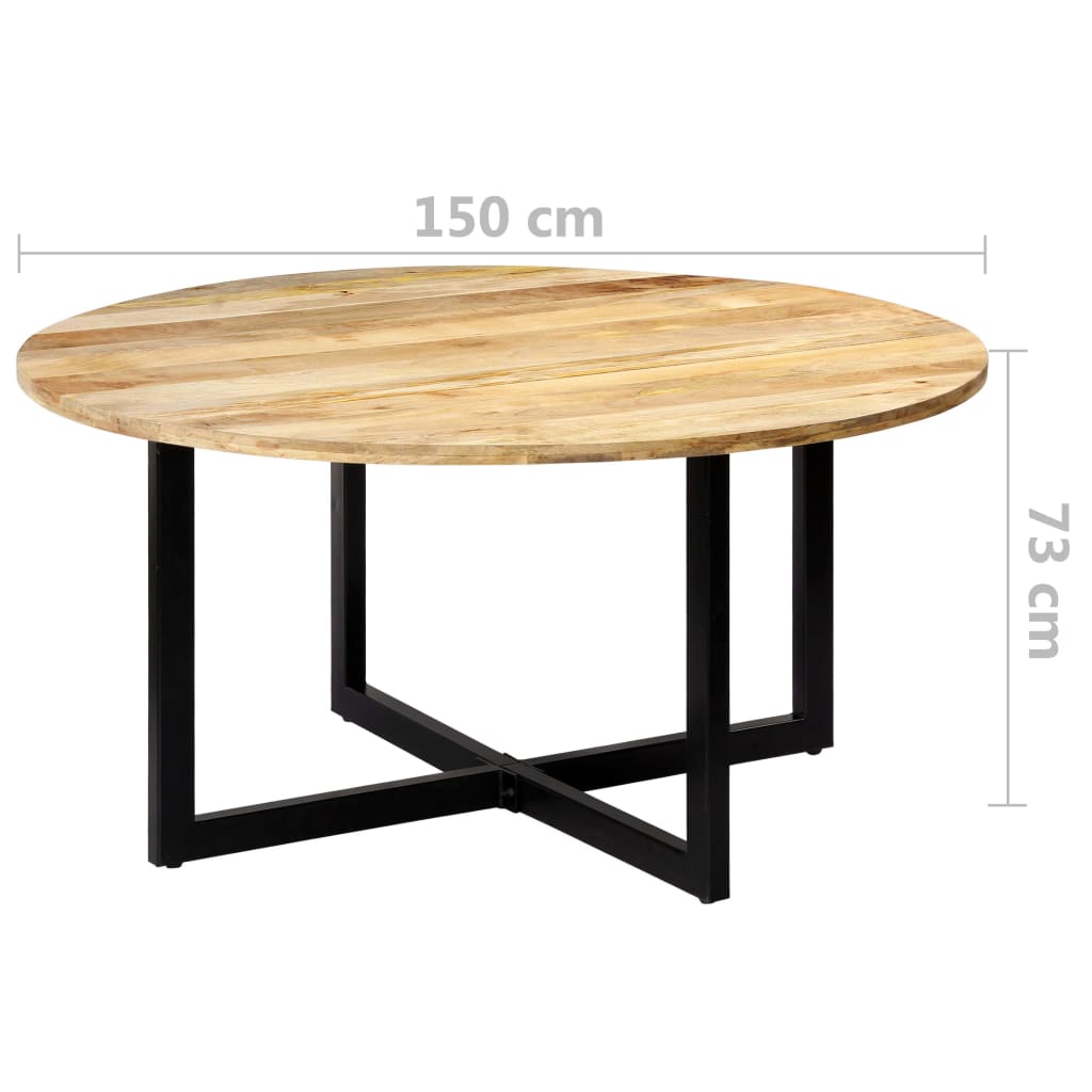 Eettafel 150x75 cm massief gerecycled hout