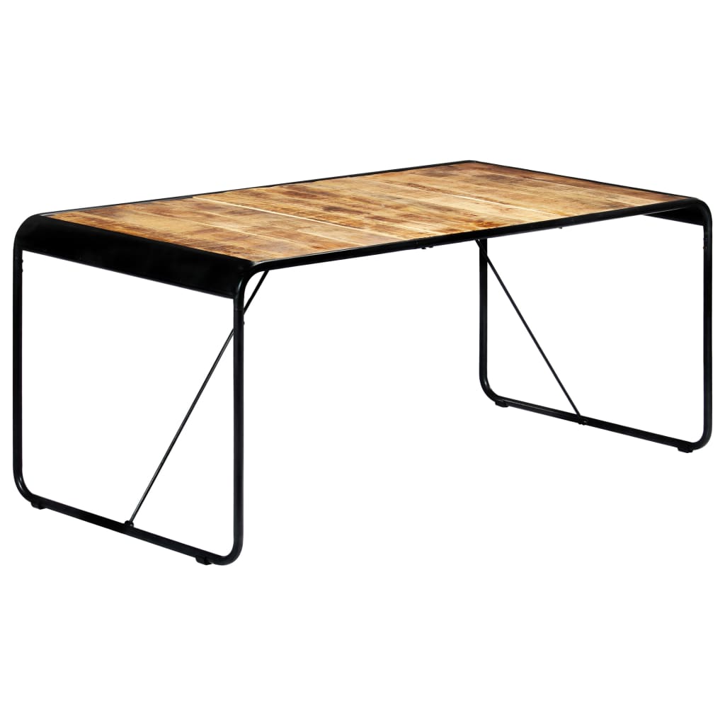 Eettafel 118x60x76 cm massief gerecycled hout