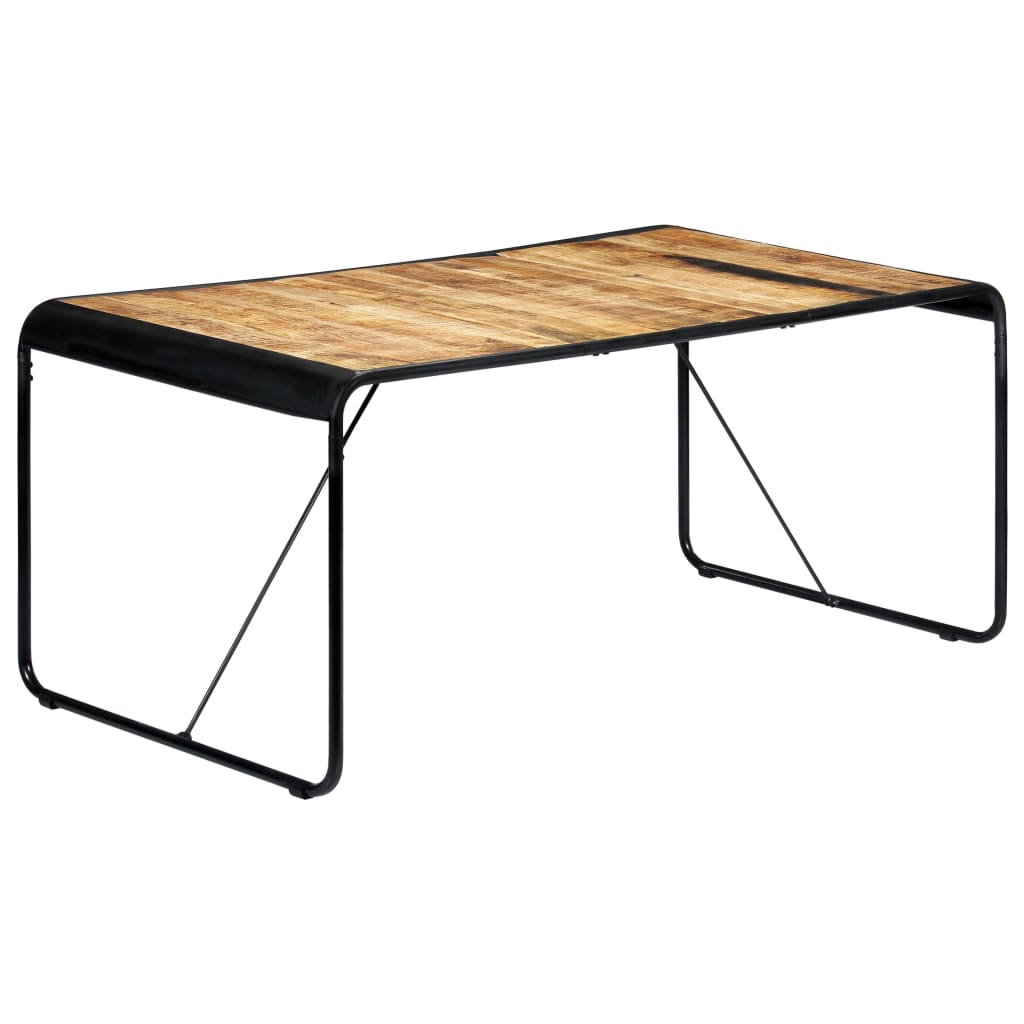 Eettafel 118x60x76 cm massief gerecycled hout