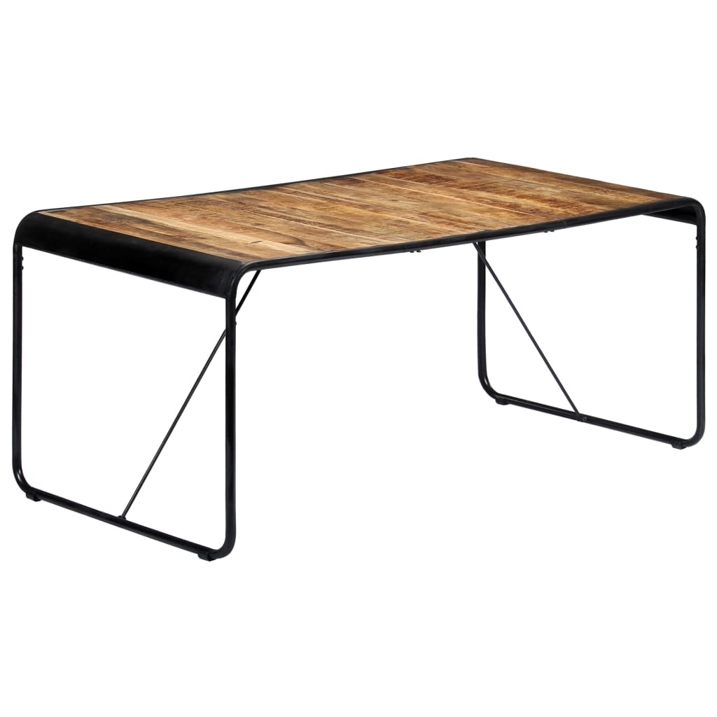 Eettafel 118x60x76 cm massief gerecycled hout