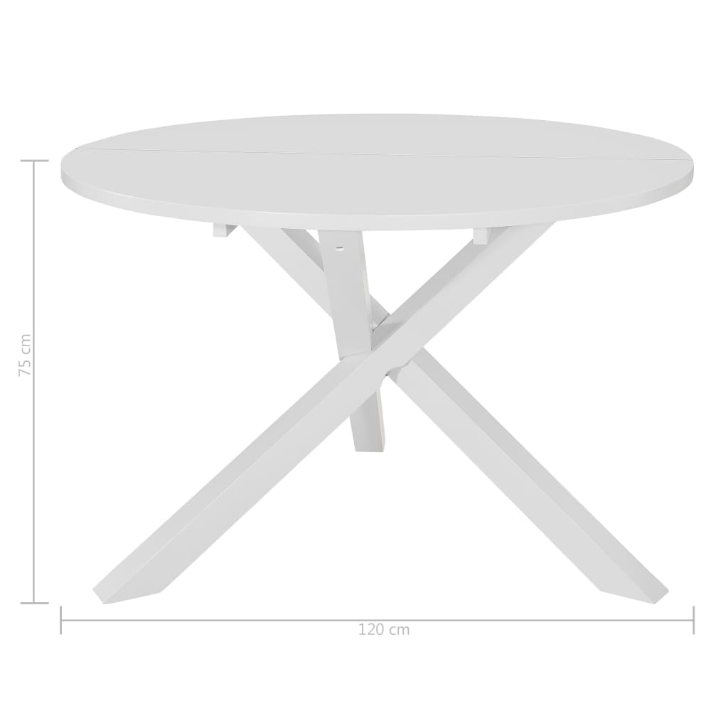 Eettafel 120x75 cm MDF